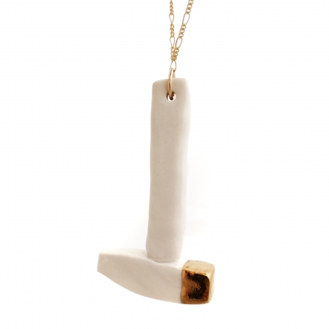 פטיש פורצלן עם זהב