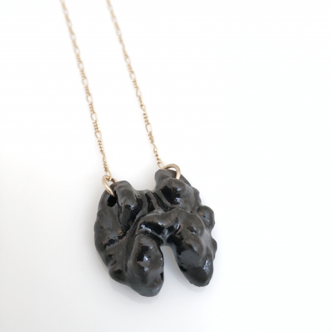 Black walnut necklace